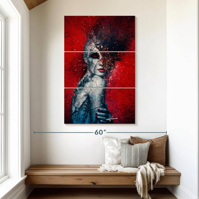 Hitzel Indifference, 50" H x 32" W