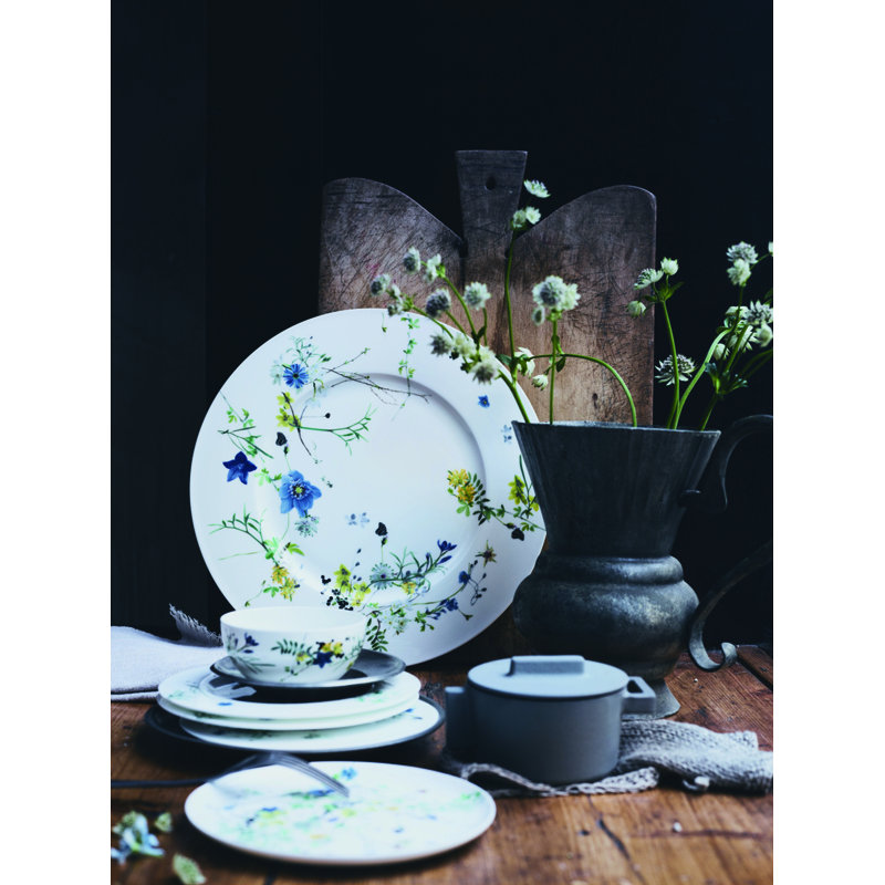 Brillance Fleurs Des Alpes Bone China Saucer