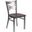Prompton 'X' Metal Restaurant Chair-1515454592-1515454596