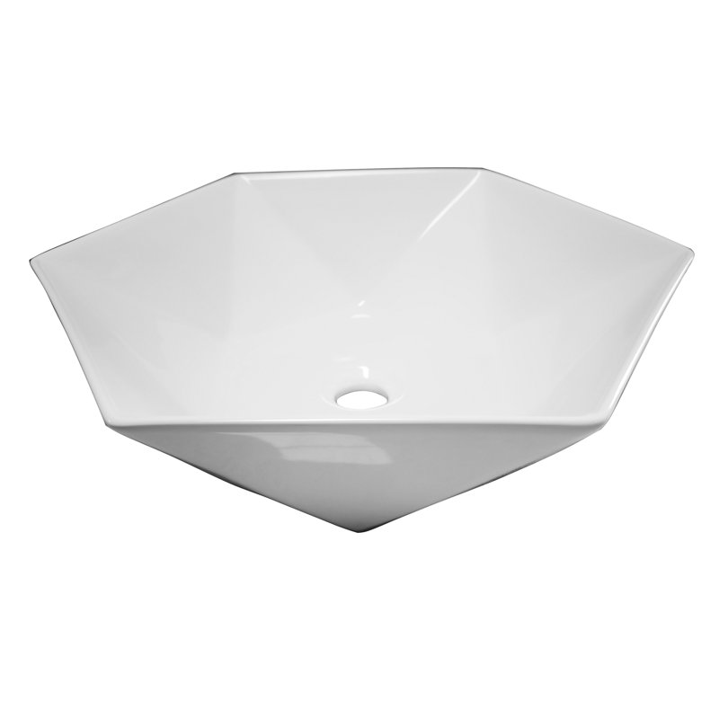 Barclay 20.87'' White Vitreous China Specialty Bathroom Sink