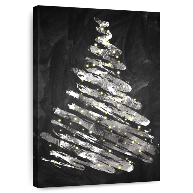 Chalkboard Tree I, 30" H x 20" W