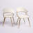 Loehr 18'' H Velvet Upholstered Metal Parsons Chair;Side Chair-1279576366
