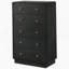 Commode 5 tiroirs noire