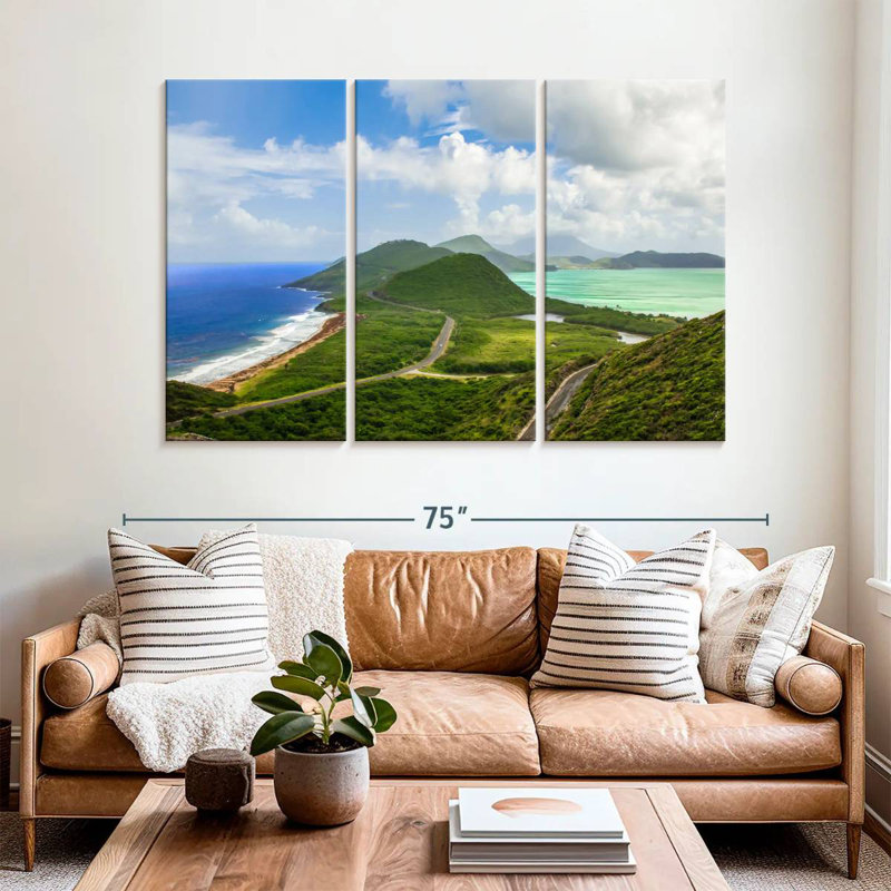 Gillard Saint Kitts Atlantic Road, 42" H x 65" W