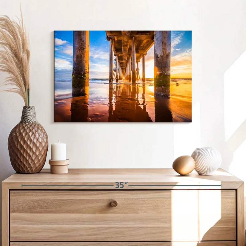 Aletra Under Huntington Dock, 16" H x 24" W