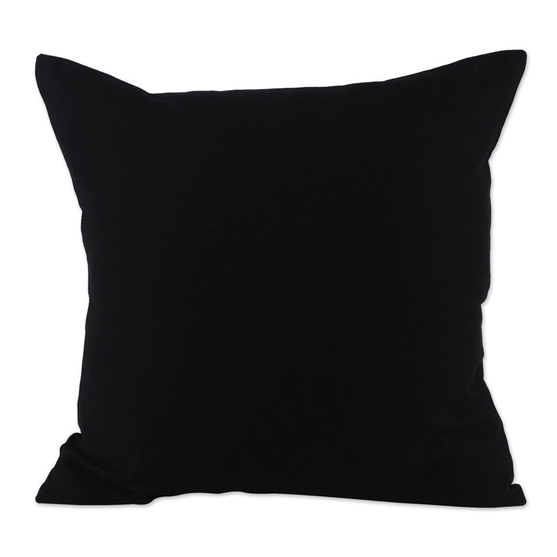 Novica Handmade Butterfly Universe Embroidered Cotton Cushion Covers (Pair), Black