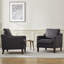 Fauteuil avec pieds en bois massif-892651835