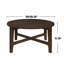 Table basse ronde en bois massif