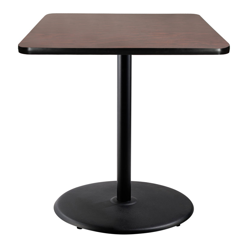 Table basse Bennet, H 42 po x L 36 po x l 36 po, Noir, Acajou