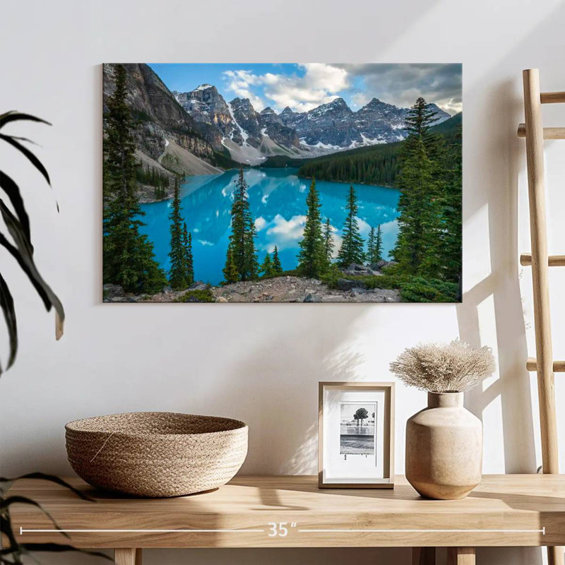 Alvord Scenic Moraine Lakeside Mountains, H 16 po x l 24 po