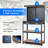 WFX Utility™ Multi-use Workbench W/ 2 Shelves Heavy-duty Work Table Tool Storage Bench-1550616902