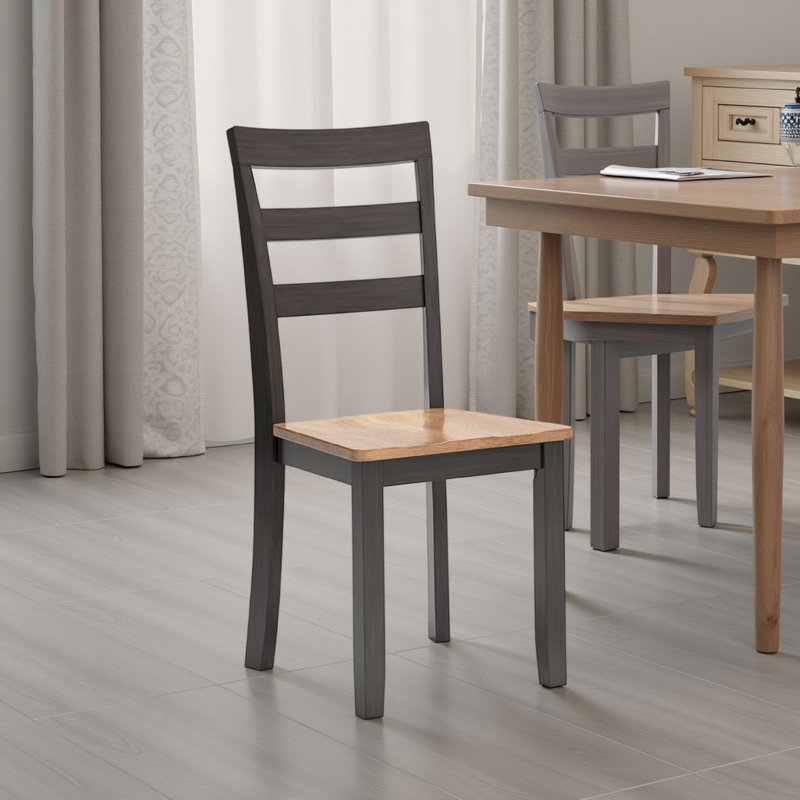 Ensemble de 2 chaises d'appoint Gasy, Brun