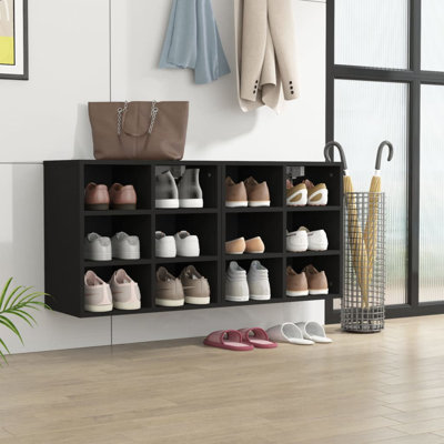12 Pair Flip Down Shoe Storage