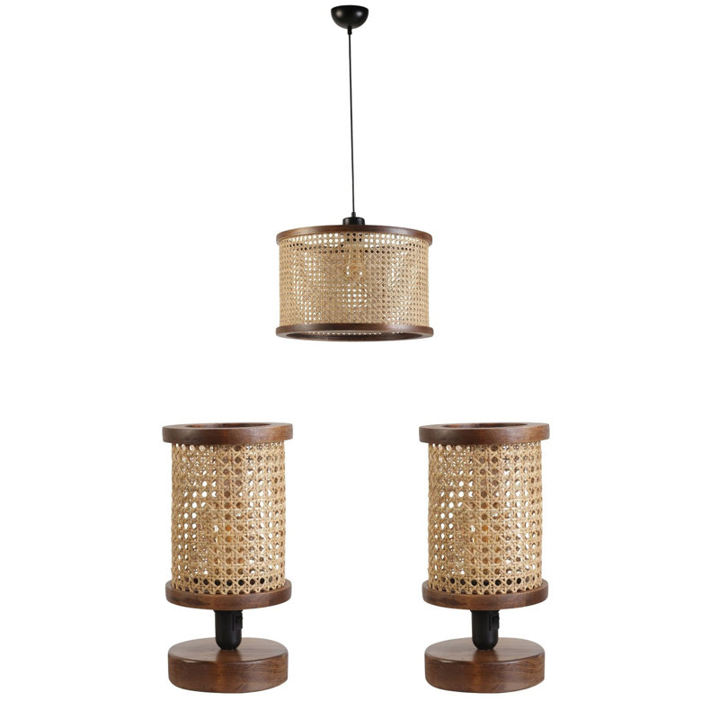 Allya - Light Wood Pendant