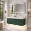 Ensemble de meuble-lavabo mural moderne 60 po avec dessus en pierre artificielle Lumino, 60 po Lumino, 6 tiroirs à fermeture en douceur Lumino-407644978