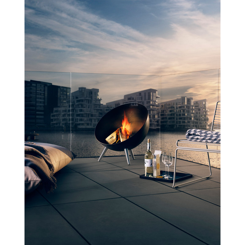 Round Steel Wood Burning Smokeless Fire Pit