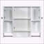 Armoire de salle de bain murale moderne avec rangement polyvalent et design élégant