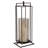 18.5'' H Iron Tabletop Lantern with Candle Included