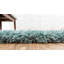Tapis à poils longs bleu-24844860