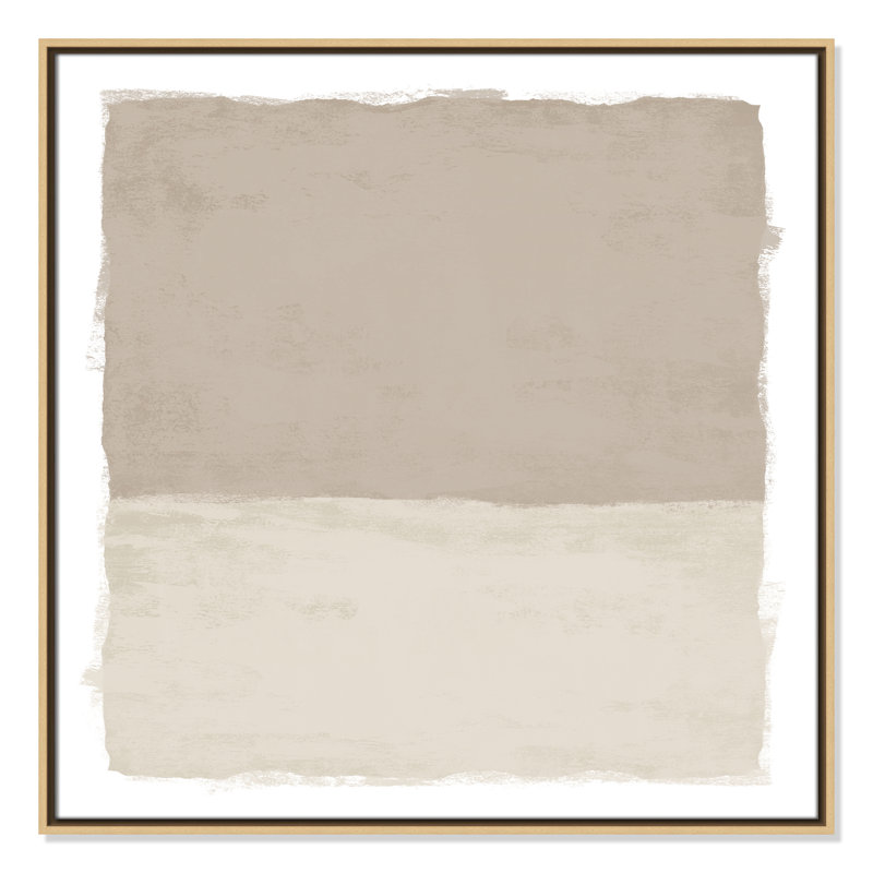 «Silent Sands I» par Natalie Carpentieri, Naturel, H 31,5 po x l 31,5 po