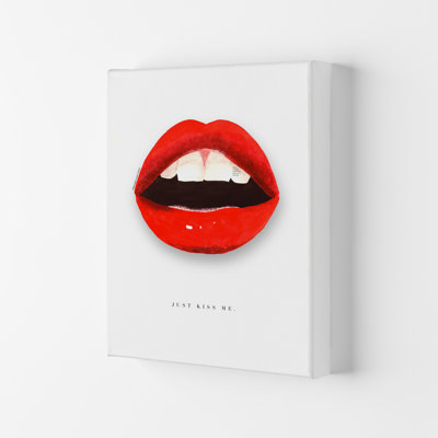 Just Kiss Me Lips - Print