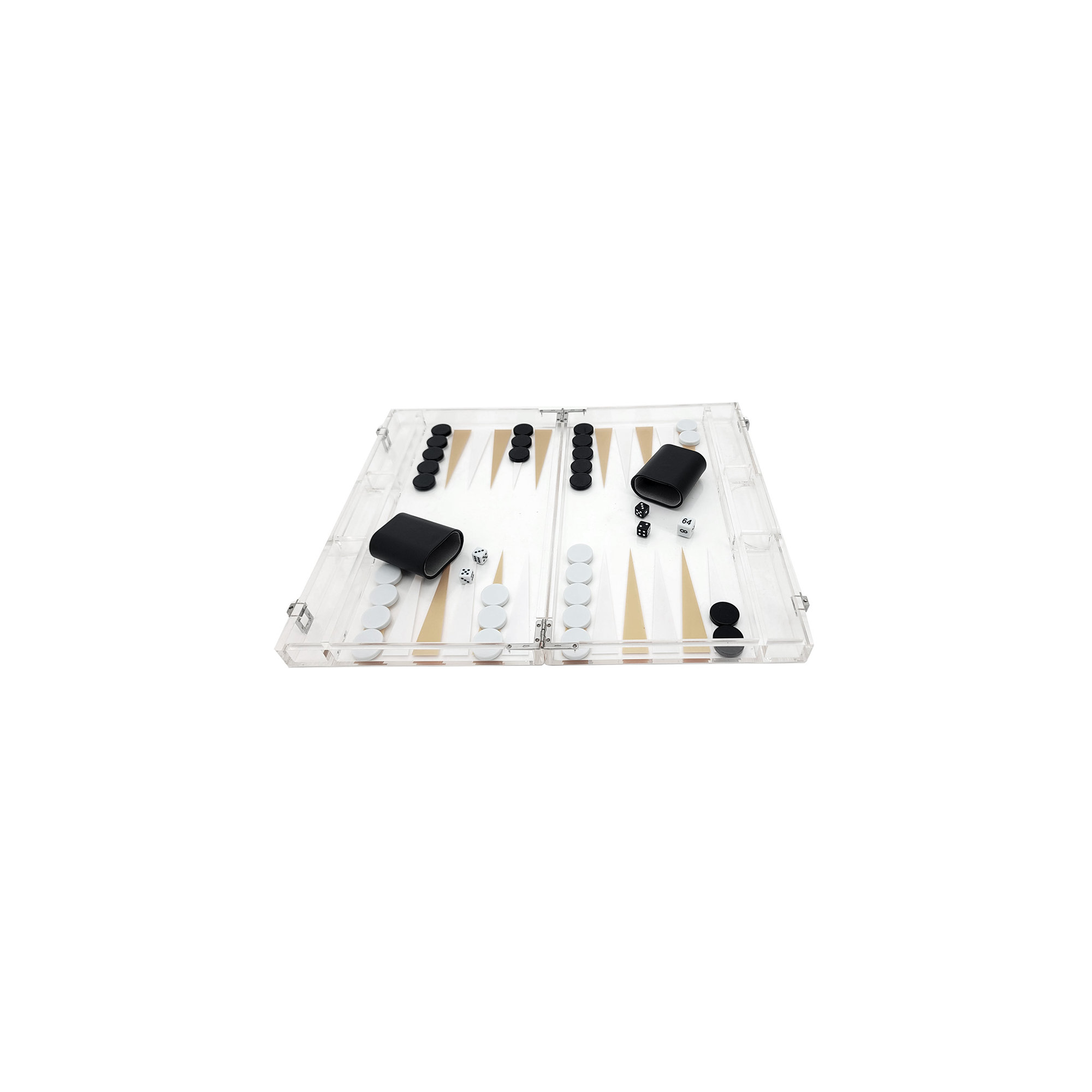 Ondisplay Luxe Backgammon Set, Gold