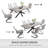 Modern Kitchen Dining Set, Extendable Dining Kitchen Table With Dining Chairs-1011479910