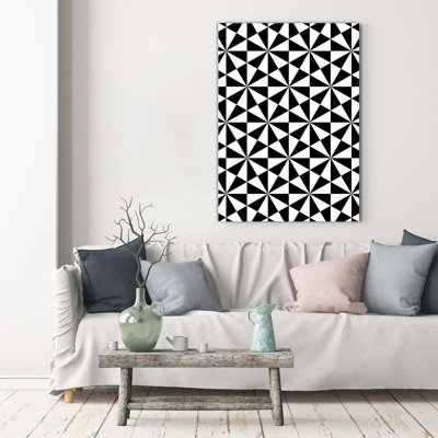 Geometric Background - Wrapped Canvas Print