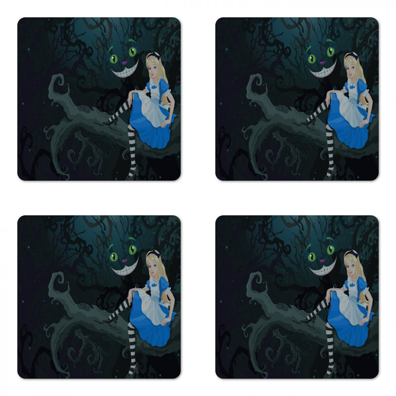 Sous-verre alice in wonderland