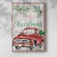 Merry Christmas Red Truck -Gallery Wrapped Cavas-776369958