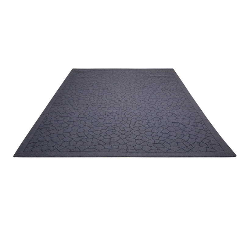 Tapis lagon touffeté à la main Garofina, Rectangle 3 pi 6 po x 5 pi 6 po