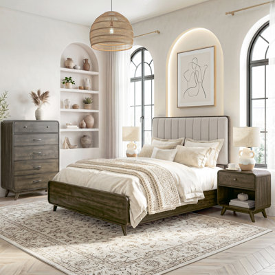 Marlowe Solid Wood 4-Piece Bedroom Set