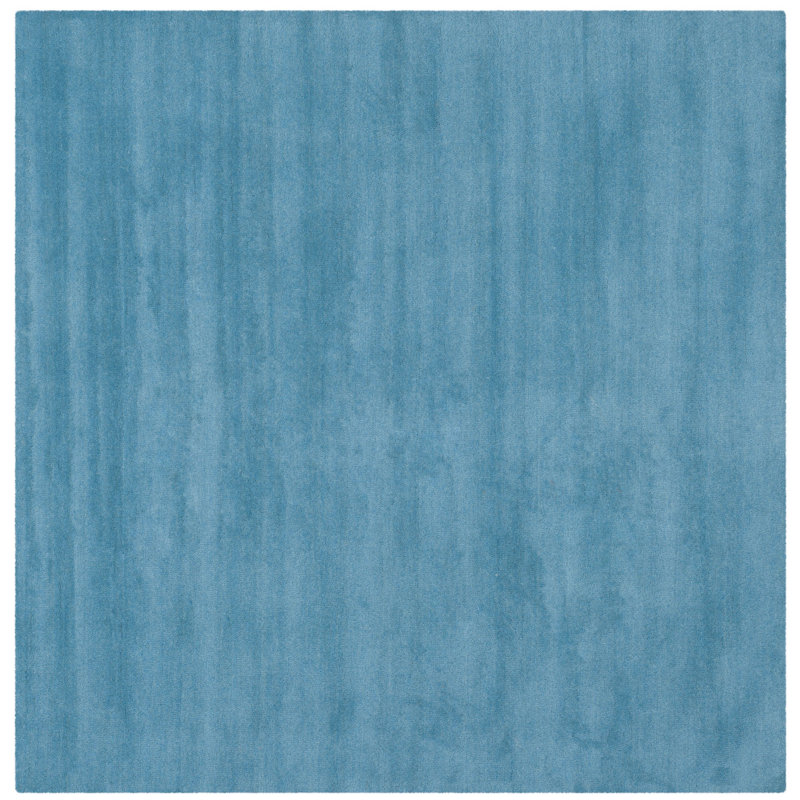 Moreau Hand Tufted Wool Solid Color Rug, Square 8'