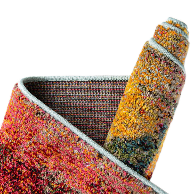 Ansela Washable Abstract Indoor Rug, Rectangle 7'10" x 10'