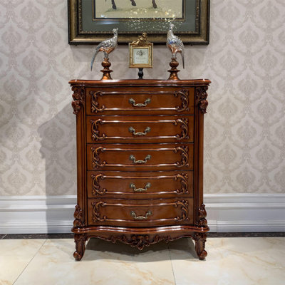 Walnut Solid Wood Accent Cabinet