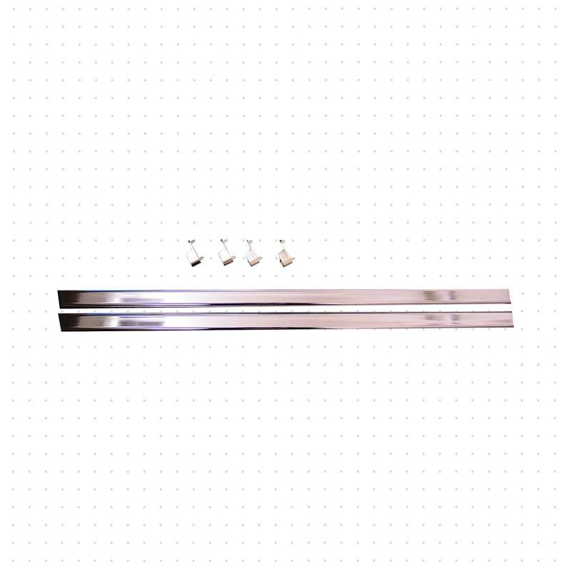 Grid Metal Closet Rod, 35" Length, Chrome