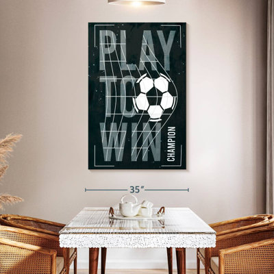 Plaque murale Kema Play To Win Soccer