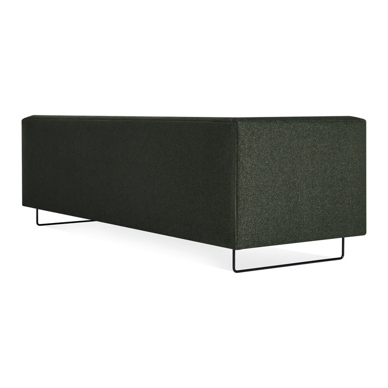Canapé en cuir Bonnie, Vos Evergreen, H 29 po x l 96 po x P 33 po