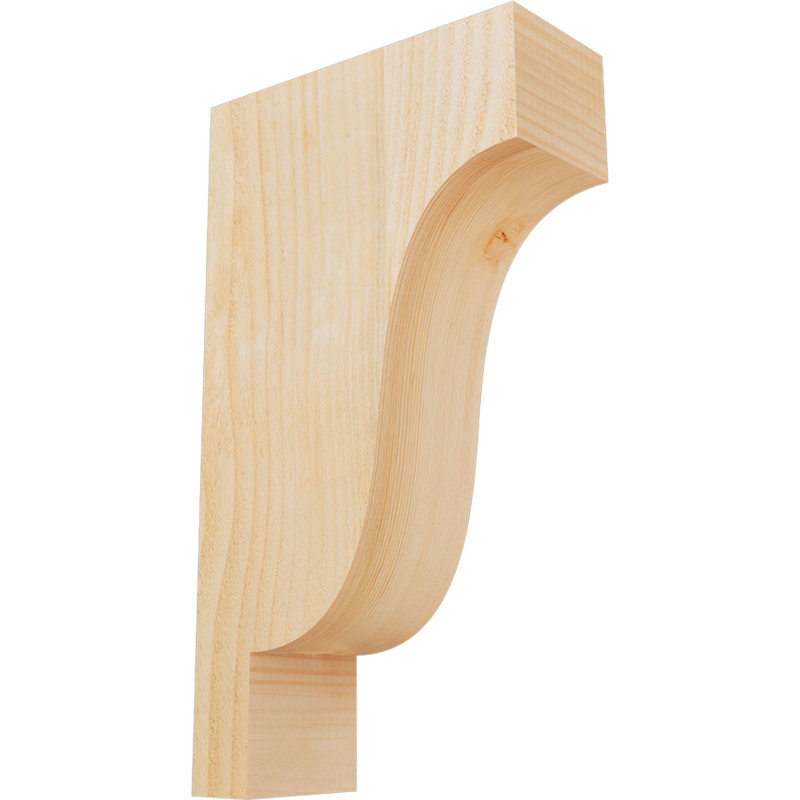 Newport Corbel, H 18 po x l 4 po x P 10 po, Sapin de Douglas, Sciage brut
