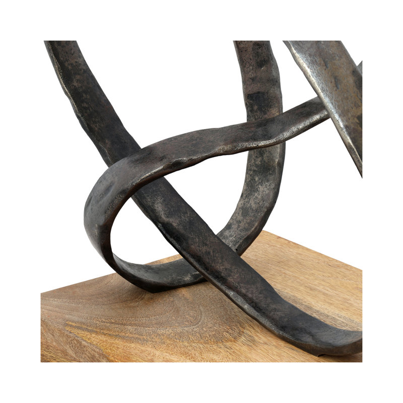 Sculpture en aluminium coulé Lida