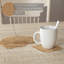 Sous-verre en toile de jute