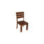 Ensemble de salle à manger en bois massif 5 pièces Josiane-99841052