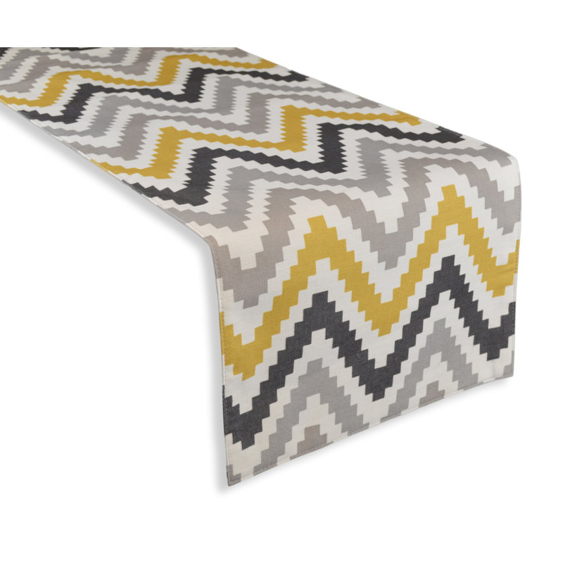 Foundry Select 72" Chevron Printed Table Runner