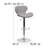 Arkport Swivel Upholstered Adjustable Height Counter Stool-1940142746