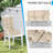  Aoodor Outdoor Tufted Back Cushions Patio Replacement Chair Cushion-1605777046