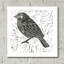 «Bird Element I» par Courtney Prahl, art mural en verre acrylique-1476620967