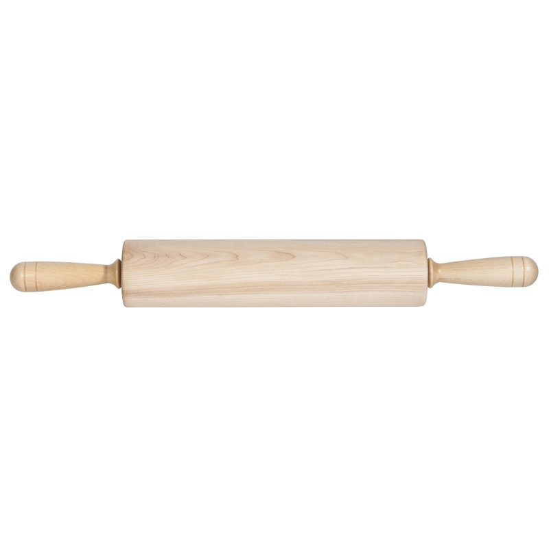 Rouleau à pâtisserie, H 2,75 po x L 12 po x P 2,75 po, Marron