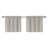 Solid Textured Embossed Rod Pocket Valance Blackout Curtains (Set of 2)-607849698-607849627