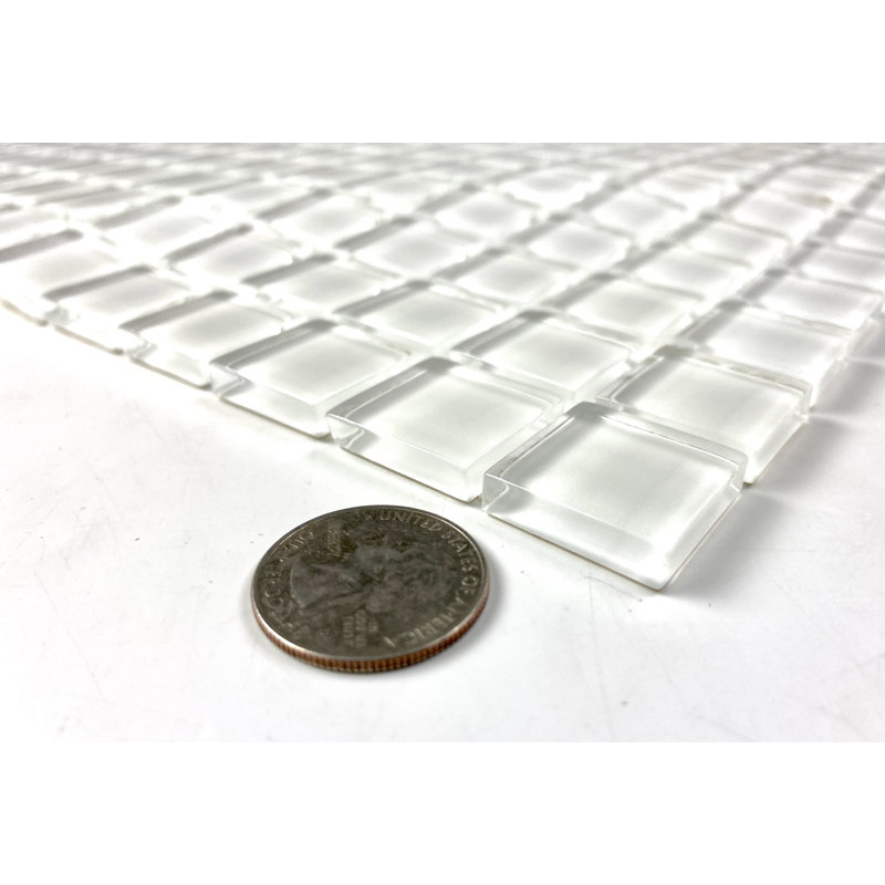 Carrelage mural carré en mosaïque pour piscine et plancher 1 po x 1 po Metro
