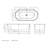 Enigma 67 in. L x 31-1/2 in. W x 22-7/8 in. H Freestanding Acrylic Bathtub-96207829